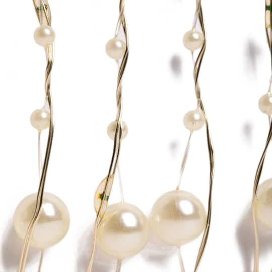 12 Pack: 40ct. Warm White Pearl LED String Lights by Ashland®